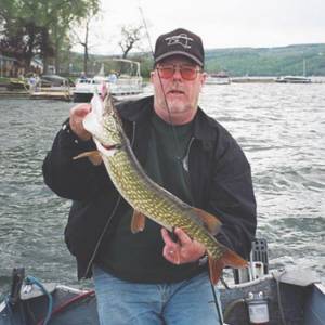 Jack Dillon alias Da' Basser from Philadelphia with a nice Keuka Lake pike
