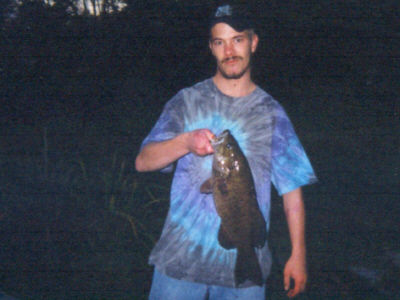  Jim Scott Jr with a nice smallmouth bass from the Susquehanna River