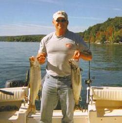 Family Fishing on Canandaigua Lake with Miss-N-Fishin Charters