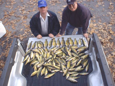 November of 2006 Raymond Martin of Elmira, NY and Dave Criss from Pine City, NY were enjoying an exciting day of perch fishing on Irondequoit Bay