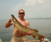 Trolling on Chautauqua Lake can provide awesome fishing for muskellunge and walleye when the conditions are right