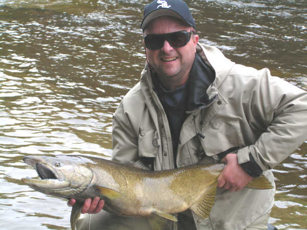 Salmon Fishing on Sandy Creek