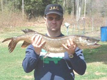 Steve Ruhle with a very nice Great Sacandaga Lake northern pike