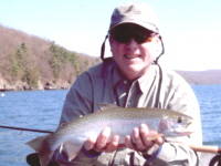 Trout Bum Guide Service logs more days on Skaneateles Lake chasing trout with traditional fly tackle than any other guide service. Experience makes the difference